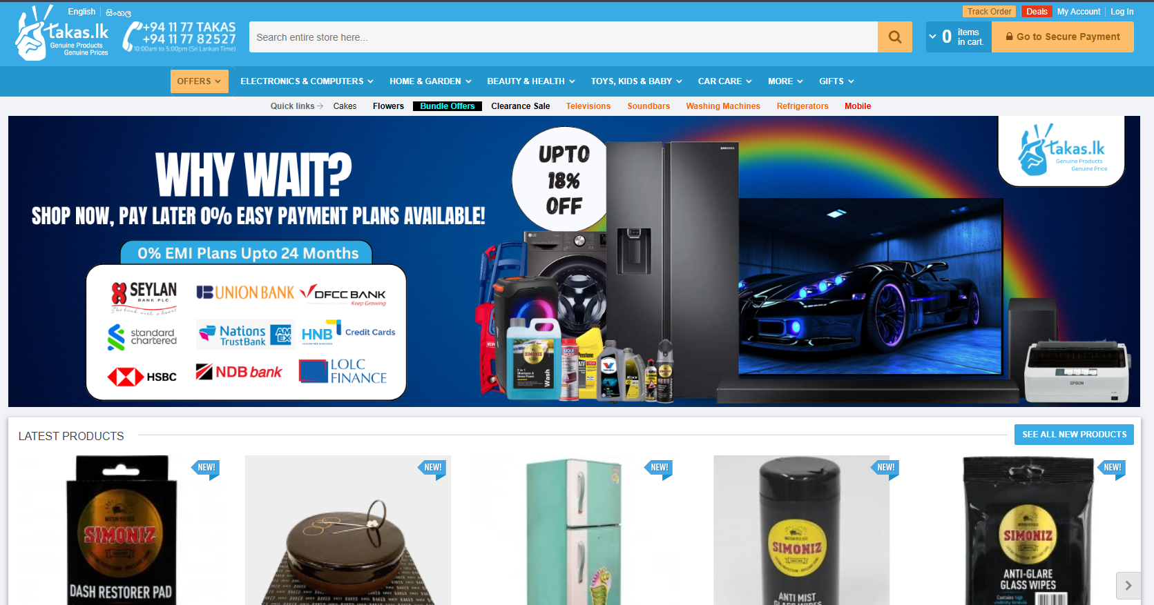 Takas.lk - E-Commerce Platform
