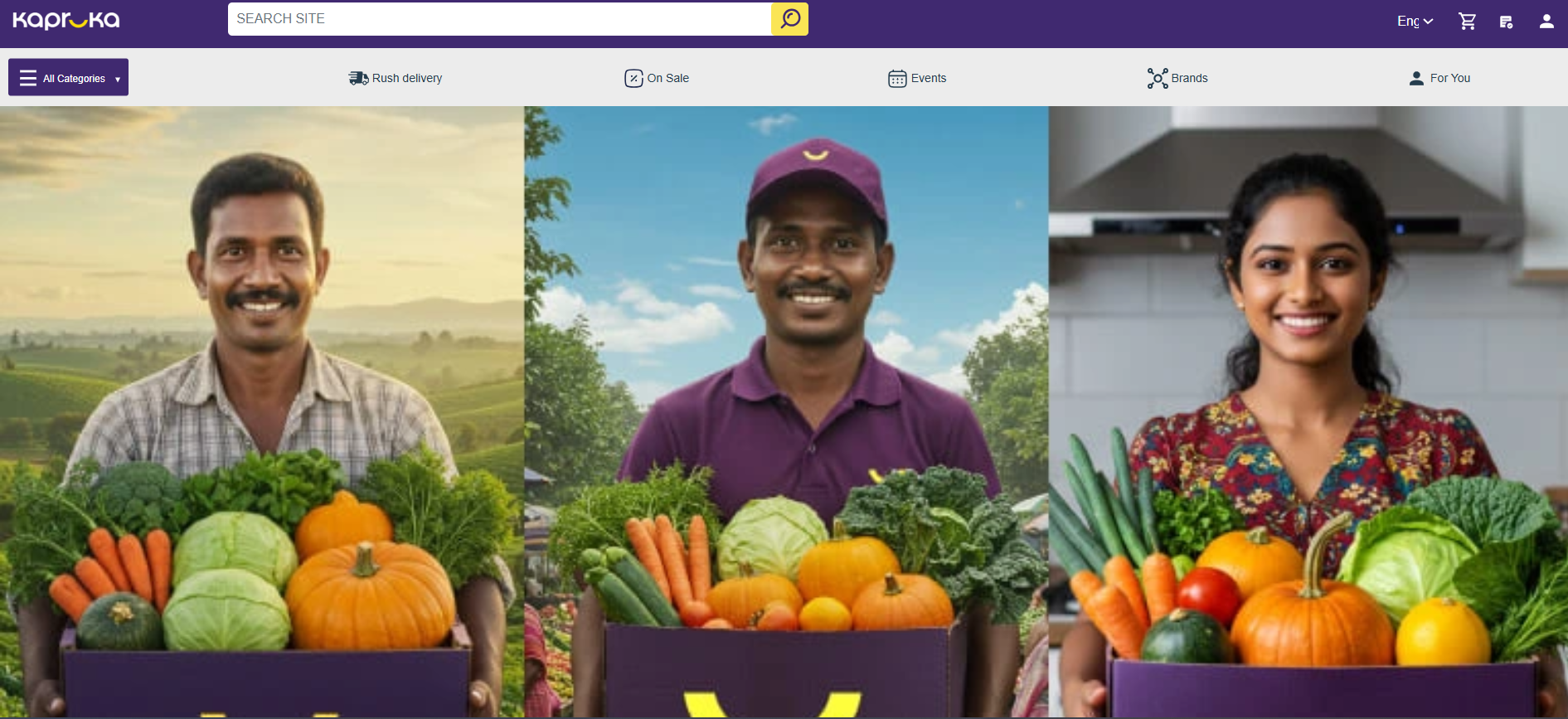 Kapruka - E-Commerce & Branding